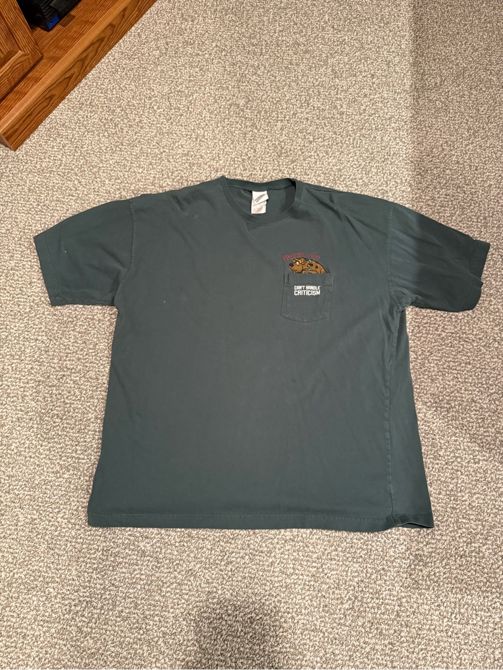 Vintage Scooby Doo Can’t Handle Criticism Pocket Shirt
